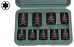 Hans Tools Trusa torxuri exterioare (e") de impact scurte 1/2 9 piese MAC100684601 Set capete bit, chei tubulare