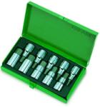 TOPTUL Trusa biti imbus 1/2 scurti 10 piese sw4-19mm MAC1005GAAD1007 Set capete bit, chei tubulare