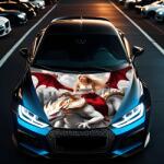 AVEX Folie Capota Auto "Hood Art" rezistenta la exterior, marime L (180 x 130cm) - Cod: AVX-CAPOTA-009L