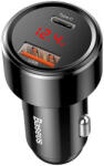 Baseus Magic USB + USB-C QC 4.0 PD 45W autós töltő (fekete) (CCMLC20C-01)
