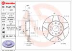 BREMBO Disc frana BREMBO 09. C547.75 - automobilus