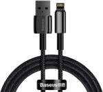 Baseus Кабел за данни Baseus Tungsten Gold, Lightning, 1.0m, Black - 40472 (de-40472)