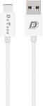 DeTech Data cables DeTech, 10pcs. Type-C, 1.0m, White - 14137 (DE-14137)