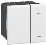 LEGRAND 078407 Program Mosaic 2 vezetékes 400W 2 modulos fehér univerzális fényerőszabályzó (078407) - haztartasibolt