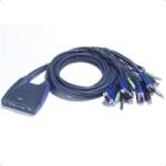 ATEN KVM суич ATEN CS64US, от 2x USB A, 1x VGA, 1x 3.5mm jack към 4x USB A, 4x VGA), 4x 3.5mm jack (ATEN-CS64USB) - computermarket