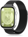 Tech-Protect Стоманена верижка за смарт часовник Huawei Watch Fit 3 от Tech-Protect MilaneseBand - Черен (5906302310494)