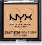 NYX Professional Makeup Can't Stop Won't Stop Mattifying Powder mattító púder árnyalat 05 Golden 6 g