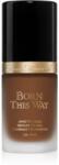 Too Faced Born This Way Flawless Coverage Natural Finish Foundation fedő hatású alapozó természetes hatásért árnyalat Tiramisu 30 ml