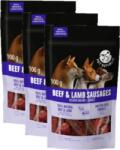 Pet Republic PetRepublic gustări din cârnați de vită și miel pentru câini, 3 x 100 g
