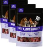 Pet Republic PetRepublic gustări din cârnați de vită și miel pentru câini, 3 x 250 g