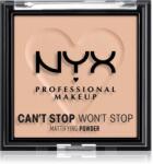 NYX Professional Makeup Can't Stop Won't Stop Mattifying Powder mattító púder árnyalat 04 Meduim 6 g