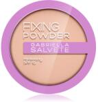 Gabriella Salvete Fixing Powder Hydrating gyengéd kompakt púder SPF 15 árnyalat 02 Light Nude 8 g
