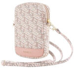 GUESS Zip GCube Bottom Stripe GUWBZPGCSPGP kis táska, rózsaszín (GUWBZPGCSPGP)