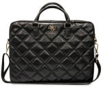 GUESS Quilted 4G GUCB15ZPSQSSGK 16" tablet táska, fekete (GUCB15ZPSQSSGK)