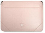 GUESS Sleeve Saffiano Triangle Logo, GUCS16PSATLP 16" laptop tok, rózsaszín (GUCS16PSATLP)