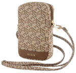 GUESS Zip GCube Bottom Stripe GUWBZPGCSPGW kis táska, barna (GUWBZPGCSPGW)