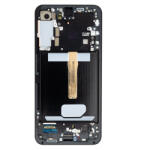 Samsung Galaxy S22 Plus kompatibilis LCD kijelző + érintő, kerettel, grafit, SM-S906B (GH82-27500E)