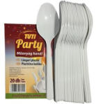 TUTI Műanyag kanál, 20 db, TUTI Party (KHMU142) (PDP_557)
