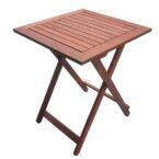 Muhler Маса Muhler дърво Meranti, 50х50х68cm (1005310) - technomani