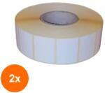 Trada Supply Set 2 x Rola Etichete Autocolante, Direct Termice, 30 x 23 mm, 1000 Etichete / Rola (DES-2xSDN-ART3365SED)
