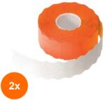 Trada Supply Set 2 x Etichete Pret, 26 x 16 mm, Portocaliu, 1000 Etichete / Rola (DES-2xSDN-ART2769SED)
