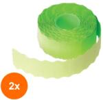 Trada Supply Set 2 x Etichete Pret, 26 x 12 mm, Verde, 1000 Etichete / Rola (DES-2xSDN-ART2763SED)