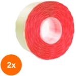 Trada Supply Set 2 x Etichete Pret, 26 x 16 mm, Rosu, 1000 Etichete / Rola (DES-2xSDN-ART2770SED)