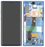 Samsung GH82-20900D Gyári Samsung Galaxy Note 10 plus / Note 10 plus 5G OLED kijelző érintővel Kék kerettel előlap (GH82-20900D)