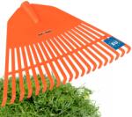 Kotarbau Greblă de grădină din plastic pentru frunze iarbă 45 cm - Culoare portocalie (R199) Grebla