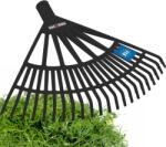 Kotarbau Greblă de grădină din plastic pentru frunze iarbă 44 cm - Culoare negru (R207) Grebla