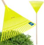 Kotarbau Greblă de grădină din plastic pentru frunze iarbă cu mâner 55 cm - Culoare verde mentă (ZSY3076) Grebla