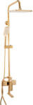 Trendy Sanitary zuhanyoszlop, három funkcióval, aranyszín