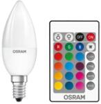 OSRAM Osram Star+ RGBW/matt búra/4, 5W/250lm/2700K/E14 távirányítható LED gyertya fényforrás (ST CLAS B 25 RGBW 4.5 W/2700K E14 FR) - officedepot