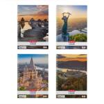 Herlitz City A4 70lapos kockás spirálfüzet (09542978) - officedepot