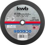 kwb 49711833 EXTRA INOX 230x22, 23x1, 9 mm vágótárcsa (49711833) - officedepot