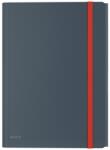Leitz COSY mobil PP bársony szürke extra tasakos gumis mappa (46190089) - officedepot