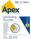 APEX Medium A4 125mic 100db-os fényes meleglamináló fólia (6003501) - officedepot