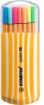 STABILO Point 88 Zebrui neon 15+5db-os vegyes színű tűfilc készlet (8820-022) - officedepot