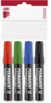 ICO Permanent 12 4db-os vegyes színes marker (9580008001) - officedepot