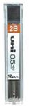 uni UL-1405 0, 5mm 2B nyomósirón betét (2UULSS052B) - officedepot