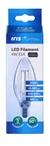 Iris Lighting Filament Candle Bulb E14 FLC35 4W/3000K/360lm gyertya LED fényforrás (ILFCBE14FLC354W3000K) - officedepot