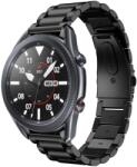  Okosóra szíj - Huawei Watch GT 4 (46 mm) fémszíj - fekete fémszíj (22 mm) - graffistore