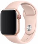  Okosóra szilikon szíj - Apple Watch Series 1/2/3/4 (42mm-44mm) - DEVIA pink szilikon szíj - graffistore