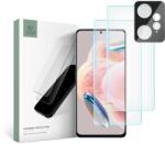 Xiaomi Redmi Note 12 4G / LTE Üvegfólia - TECH-PROTECT Supreme - 2 db üvegfólia + 1db fekete keretes kamera védőkeret - graffistore