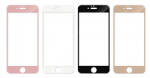Apple 6 Plus / 6s Plus Üvegfólia - fekete Full Screen üvegfólia - graffistore