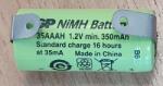 JYH 2/3AAA 1, 2V 400 mAH NiMH mikro akkumulátor AAA tölthető elem