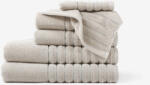 Goldea pamut törölköző és fürdőlepedő cotton lux - szürkésbarna 50 x 100 cm