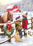 EUROGRAPHICS - Puzzle Christmas Pony - 1 000 piese