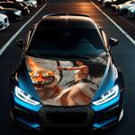 AVEX Folie Capota Auto "Hood Art" rezistenta la exterior, marime L (180 x 130cm) - Cod: AVX-CAPOTA-010L