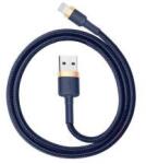 Baseus Cafule USB Lightning adat- és töltőkábel, 1.5A, 2m, sötétkék (CALKLF-CV3) (112708)